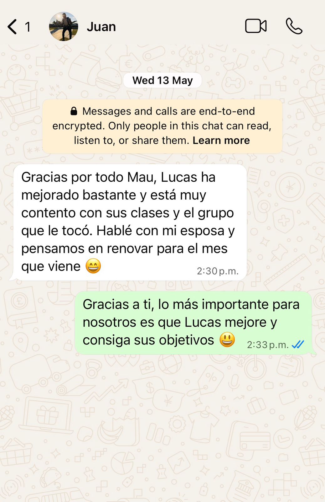 WhatsApp, familia